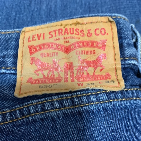 Levi’s 550 Men’s Jeans  W33 L34 - Picture 3 of 6
